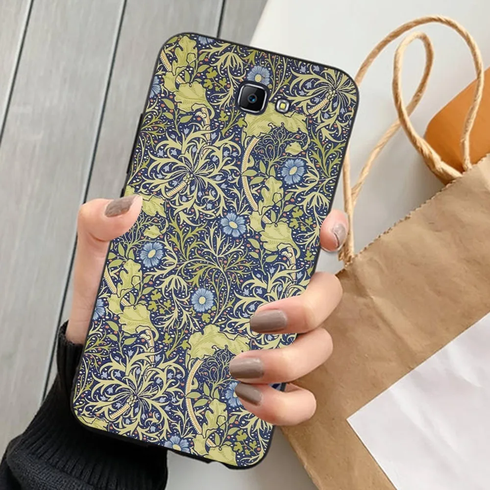 Art W-William Morris Luxury Phone Case For Samsung J 7 Plus 7core J7 Neo J6 Plus Prime J6 J4 J5 Mobile Cover