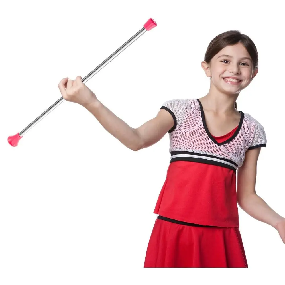 Stainless Steel Marching Baton Professional Lightweight Twirling Baton Balanced Gymnastics Parade Stick Performance Arts