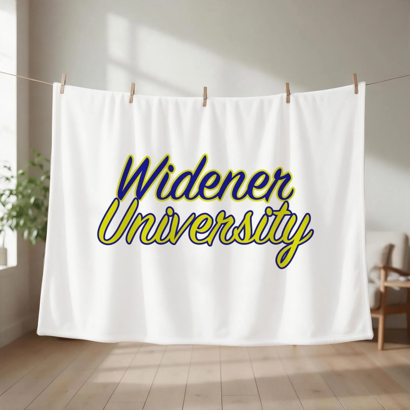 Widener University Throw Blanket couch cozy soft plush fuzzy picnic outdoor blanket