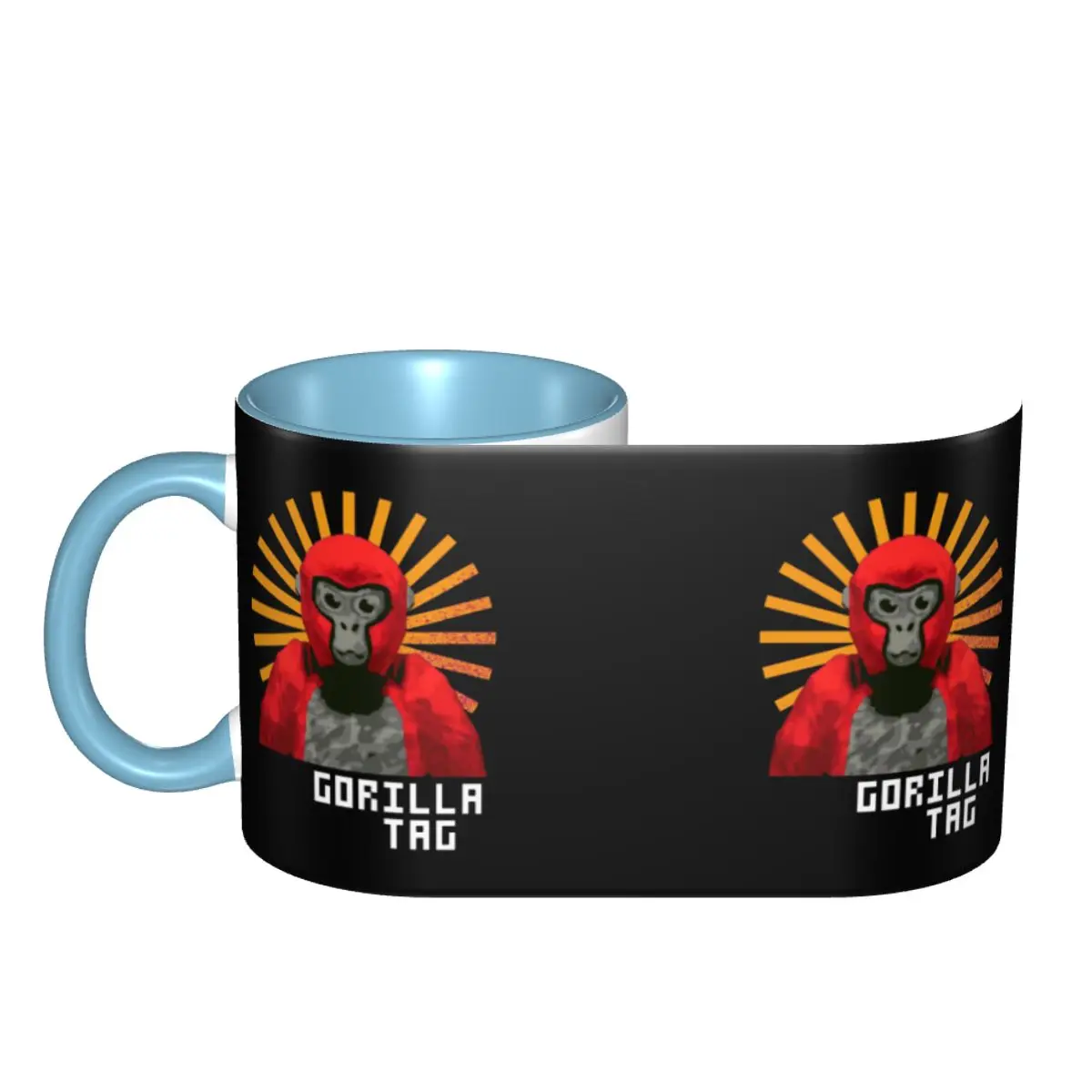Gorilla Tag Pfp Maker Gorilla Tag Red Gorilla Mug Funny Ceramic Coffee Cups Tea Mugs Milk Cup Drinkware Gifts Friends DIY Custom