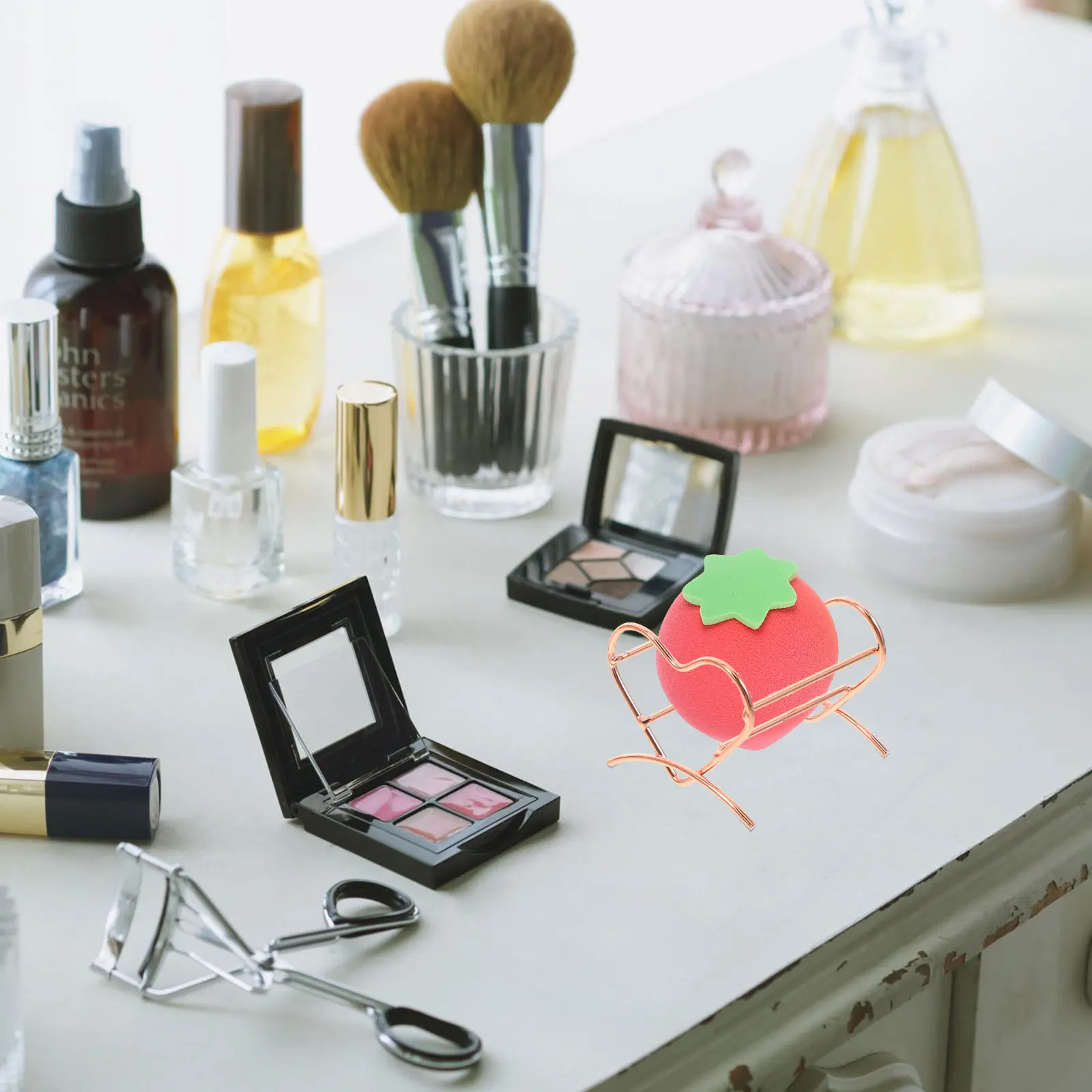 Soportes para Esponjas de Maquillaje (3 Piezas), Resistentes, Portátiles, para Secar y Guardar Esponjas de Base, Reutilizables, Tipo Huevo