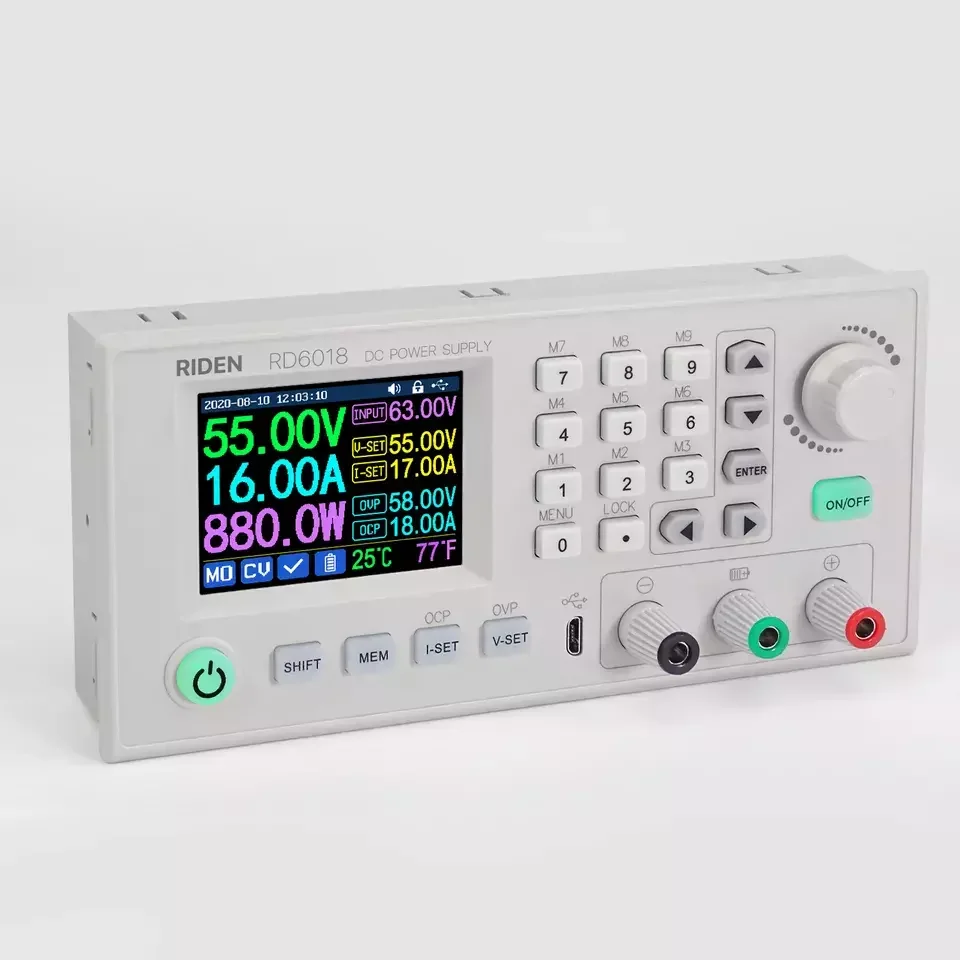 

RD6018W Color LCD USB WiFi Voltage Step Down DC Power Supply Buck Converter