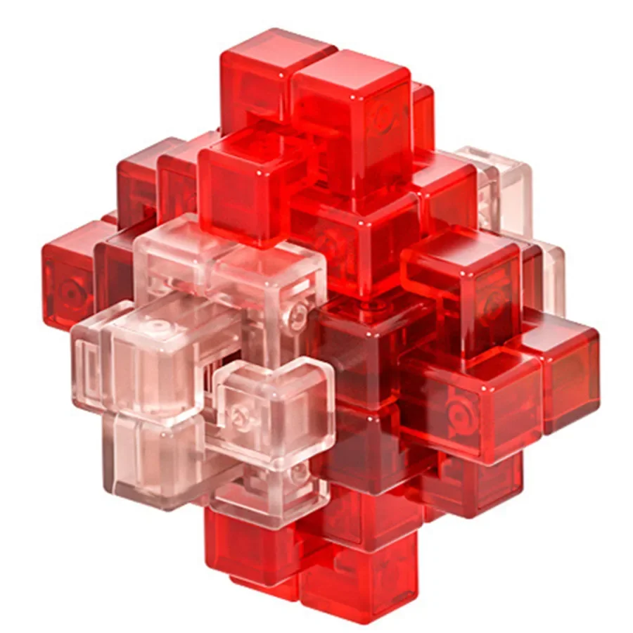 Qiyi  LuBan Lock Kong Ming Lock  IQ Brain Teaser Puzzles Game Toy for Kids Children Montessori 3D Puzzles Game Unlock Toys