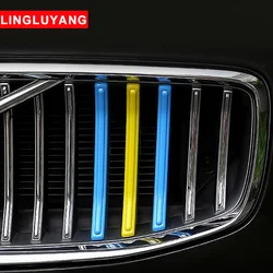 for volvo s90 v90 three-color net decoration strip new network modified special color stickers 2017-2023 Car accessories