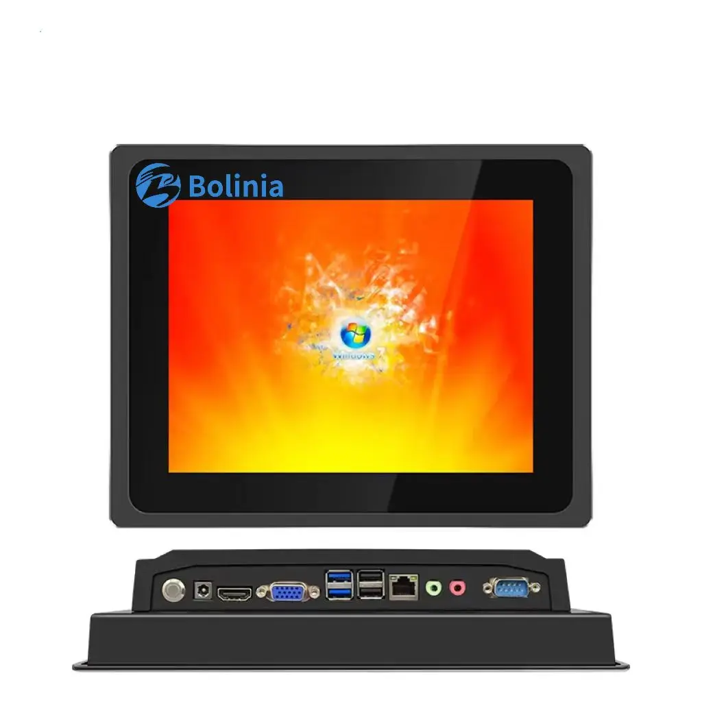 

10.4 Inch Waterproof Industrial LED AMD Generation3 I7 HMI Capacitive Touch Screen Windows All-in-One Machine DDR3