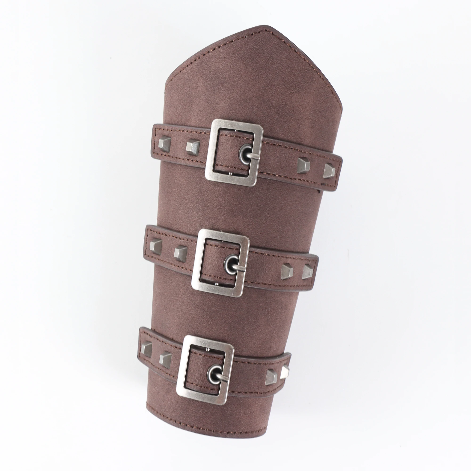 Średniowieczny pancerz Cosplay ocieplacze na ręce sznurowany wiking piracki rycerz rękawica opaska Bracer Steampunk akcesoria rekwizyt Cosplay