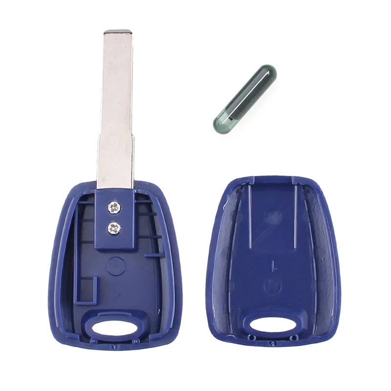 KEYECU Ongesneden Ontsteking Transponder Autosleutel Met SIP22/GT15R Blade ID48 Chip voor Fiat Bravo Punto Ducato Doblo Stilo 1999-2006