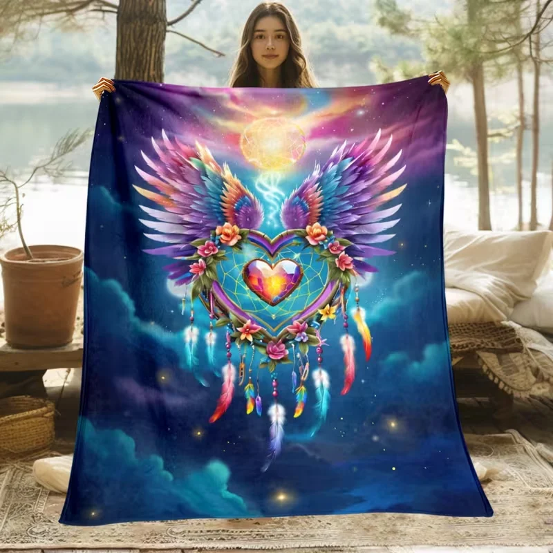 

1pc Blanket, Soft Warm All-Season Throw for Home, Office, Camping, Ideal Gift for Birthday, Anniversary, Blankets Clearance Sale