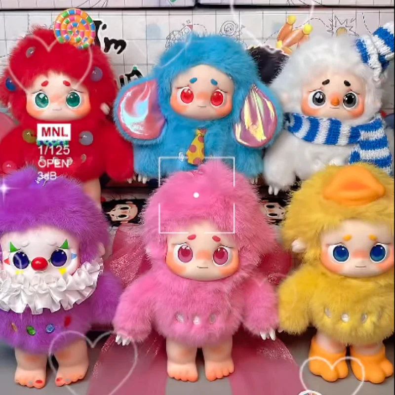 

Genuine I Am Gududu Series Plush Blind Box Bag Charm Keychain Desktop Ornament Collectible Kawaii Figure Mystery Box Gifts