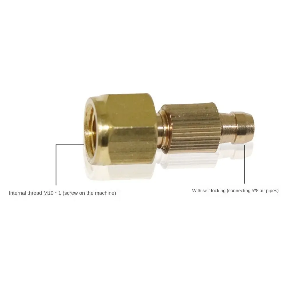 M16 M14 M12 M10 M16x1.5 M14x1.5 M12x1.0 M10x1.0 Gas Water Quick Fitting Hose Connector Brass Nut TIG Welding Welder Torch Part