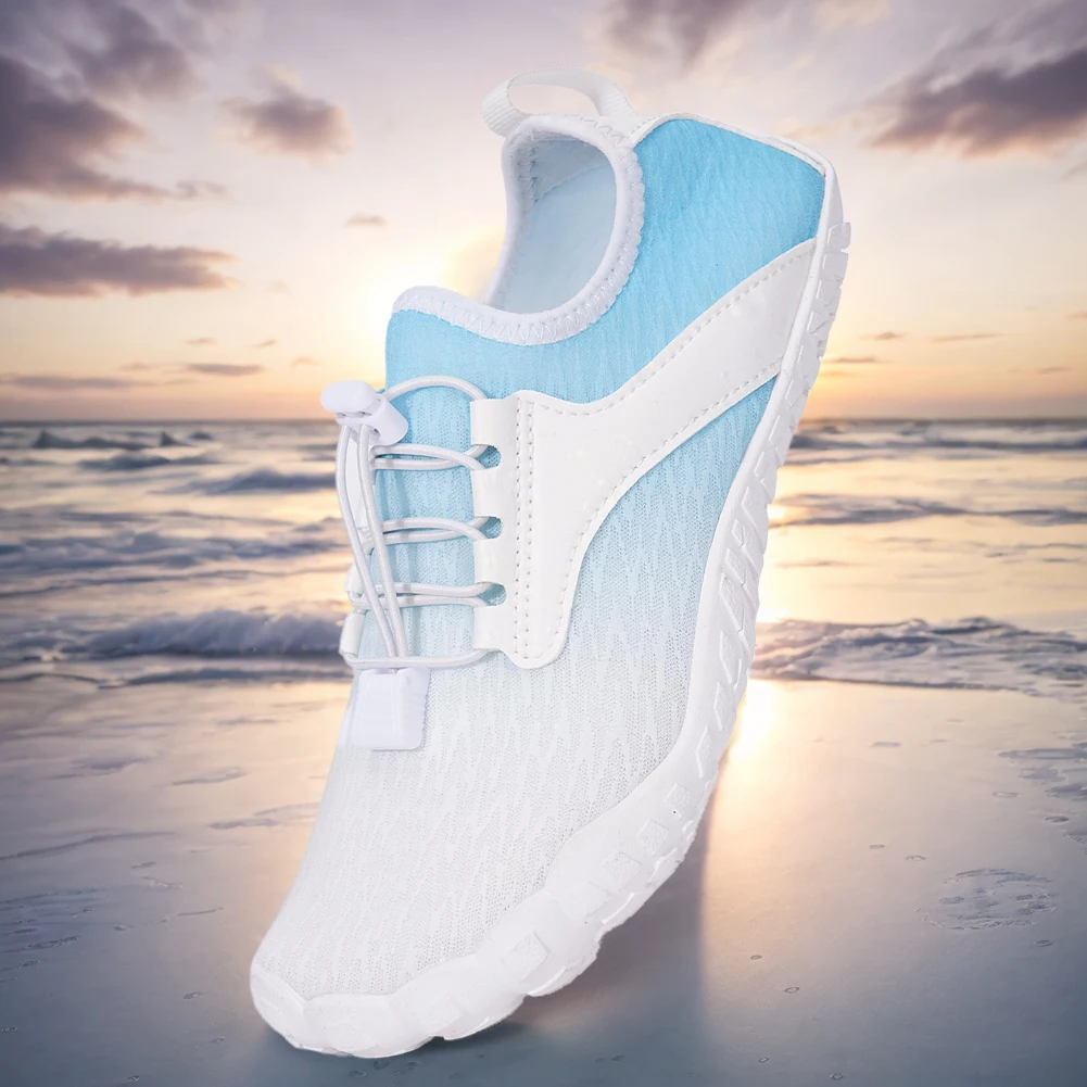 

Unisex Water Shoes Casual Wading Shoes Non Slip Mesh Swim Shoes Breathable Lightweight Gym Sneakers Quick Drying for Men Women