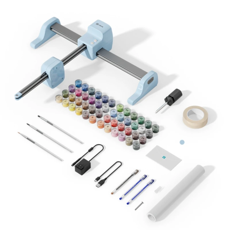 

LOKLiK iPaint Machine for Painting AI-Powered Painting Machine Custom Paint by Number Sketch by Self Gift for All-Ages