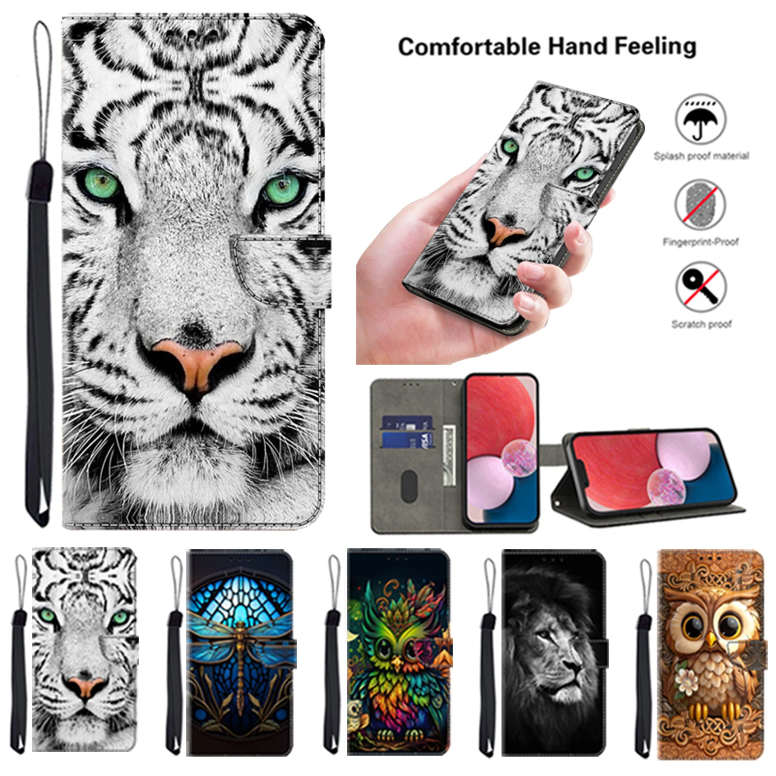 Magnetic Flip Leath…