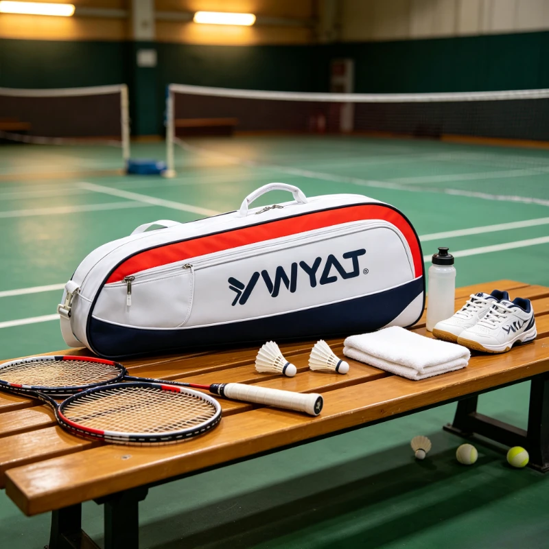 New Unisex Professional Badminton Bag Holds 3 Rackets, Single & Double Shoulder Tennis Racket Cover, Scratch Resistant Durable