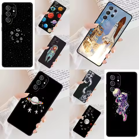 Astronaut Space Sea Diver Phone Case For Samsung Galaxy S24 S23 S22 S21 Ultra S10 Note 10 Pro S20 Plus FE S9 S8 Cover