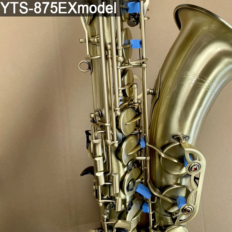 

Japan 875EXmodel professional tenor saxophone Antique Copper Simulation tenor musical instrument with saxophone case mouthpiece