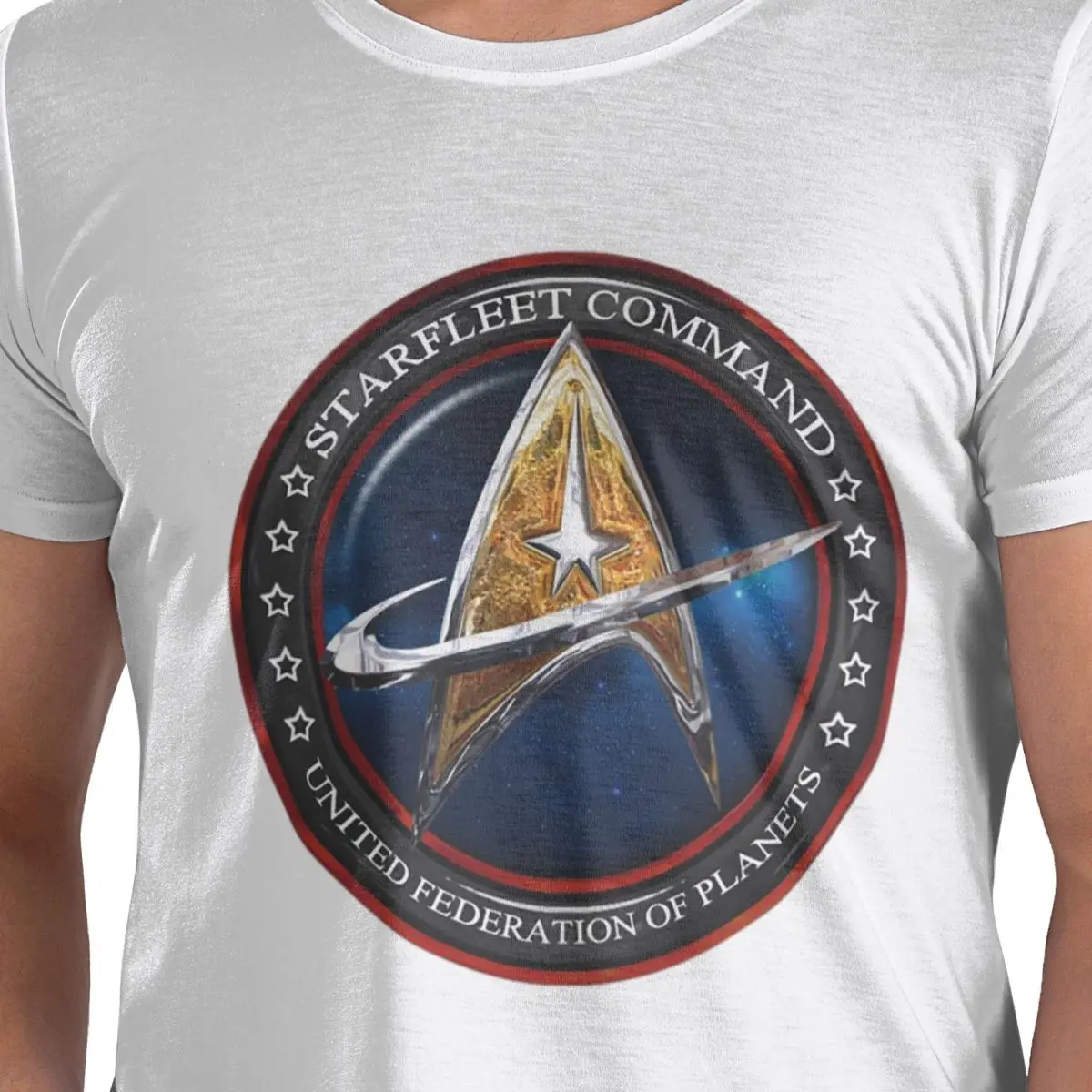 

Футболка Star Treks Science Fiction из 100% хлопка, мужские футболки большого размера, мужские футболки с круглым вырезом и коротким рукавом, S-6XL