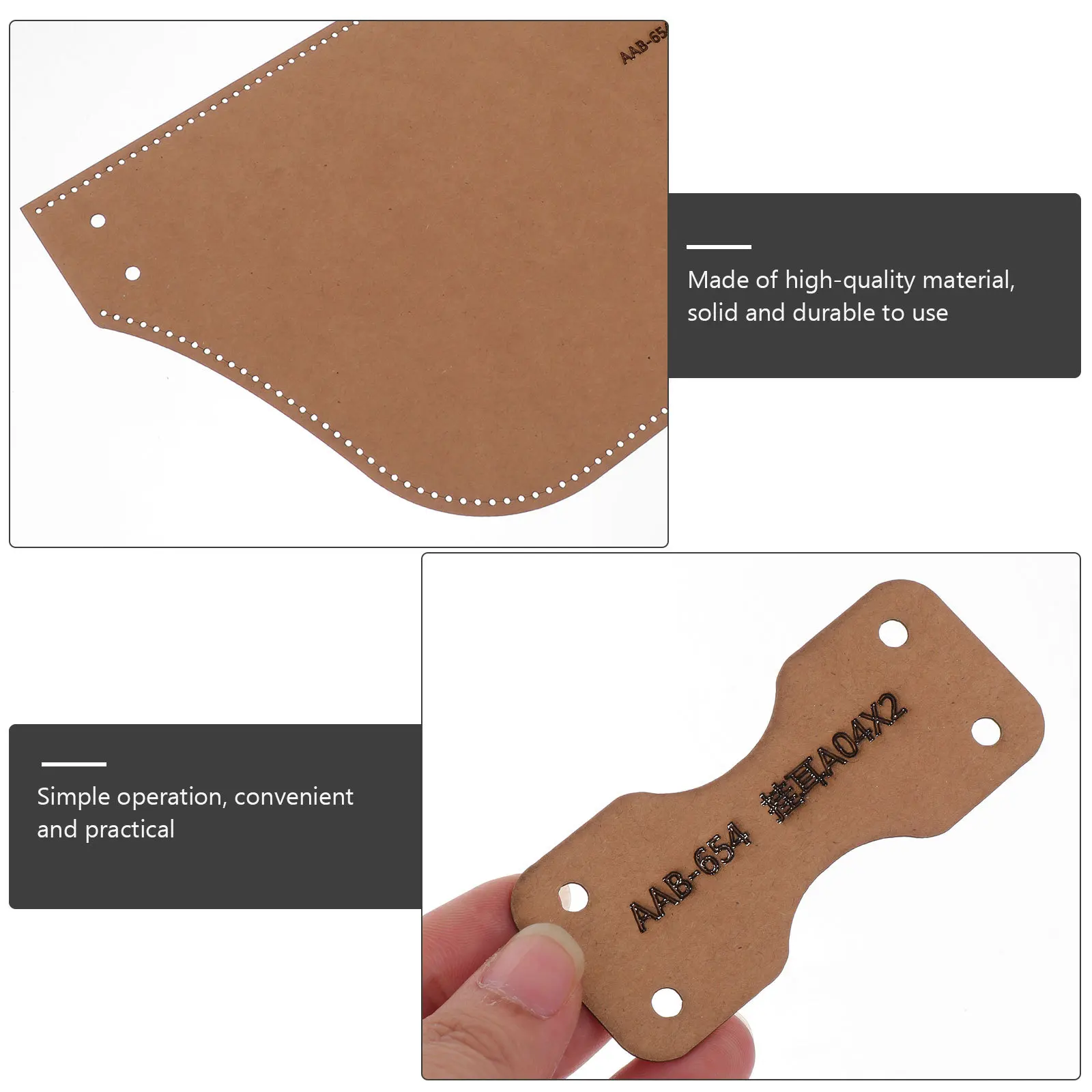 

DIY Bag Template Mold Sample Plate Easy to Use for Various Bag Styles Craft Template Drawing Board Supplies