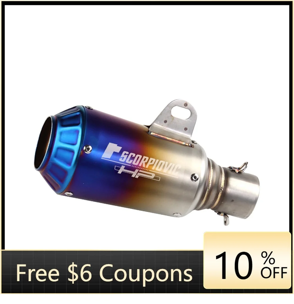 

STLF Universal 51mm High-performance Muffler for Motorcycle Exhaust