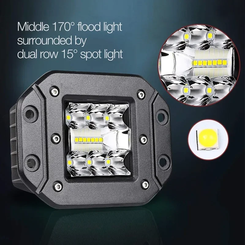 

Good5-inch Embedded 39W Work Light Off-road Vehicle Truck LED Car Fog Light