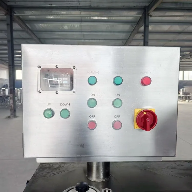 Capacity 140pcs/min 180kg/h Capacity High Efficiency Automatic Hamburger Patty Forming Machine with Engine & Pump