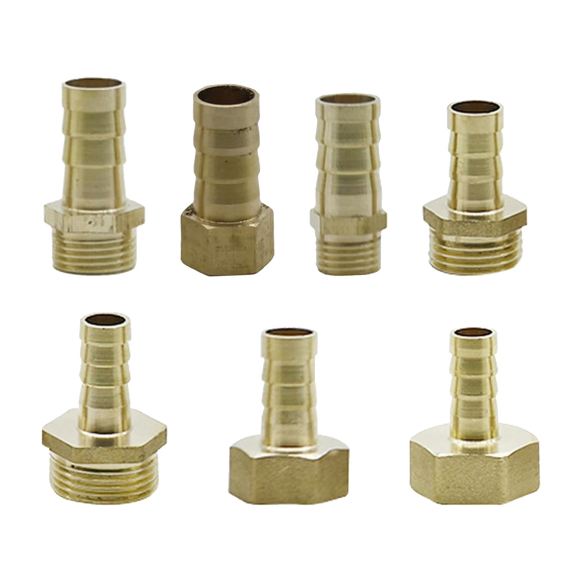 

Copper Pagoda Joint Accessories 12mm Barbed PU Pneumatic Hose Fast Connector 1/8" 1/4" 3/8" 1/2" 3/4"Male/Female Thread Coupling