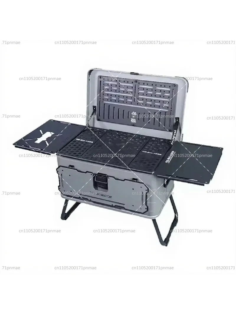 Portable Aluminum Storage Box for Car Roof Garden Tools Outdoor Camping Coffee Mini Large