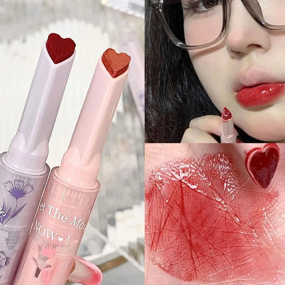 Jelly Mirror Água Batom Pen, Lip Gloss, Lip Tint, Esmalte Cosméticos, duradoura hidratante, Beleza Sexy, 6 cores, E0U7