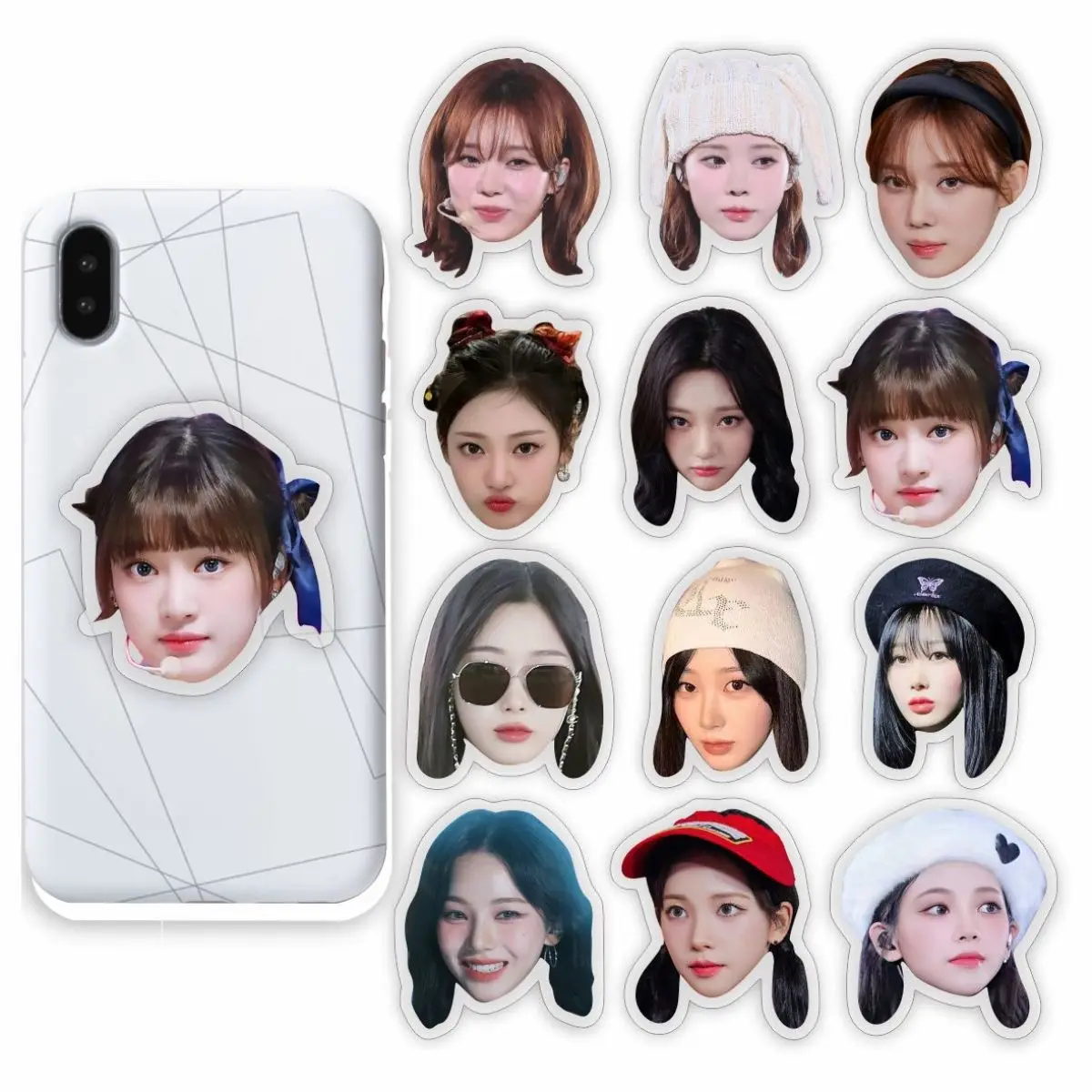 Ningning Girl Group Aespa Acrylic Phone Air Bag Adjustable Bracket Kawaii Star Diy Idol Kpop Karina Giselle Winter Birthday Gift