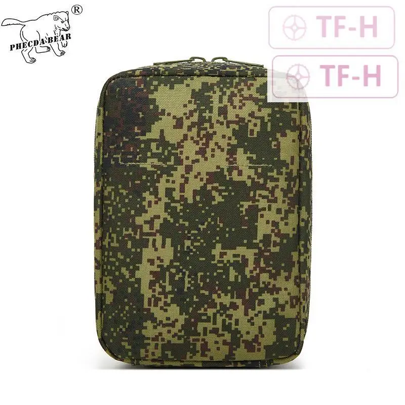 EMR Russian Green Camouflage Molle Tactical Outdoor Camping Survival First Aid Storage Bag Sundry Pouch