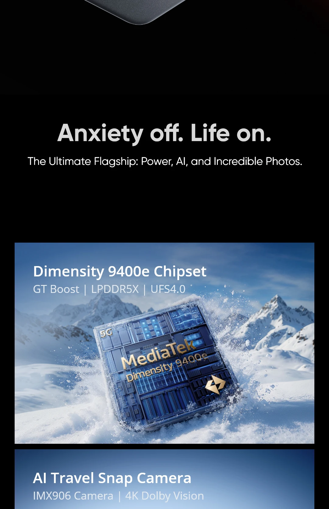 [World Premiere] realme GT 7 5G Smartphone Dimensity 9400e Processor 7000mAh Battery 120W Charge 50MP Sony IMX906 OIS Camera NFC