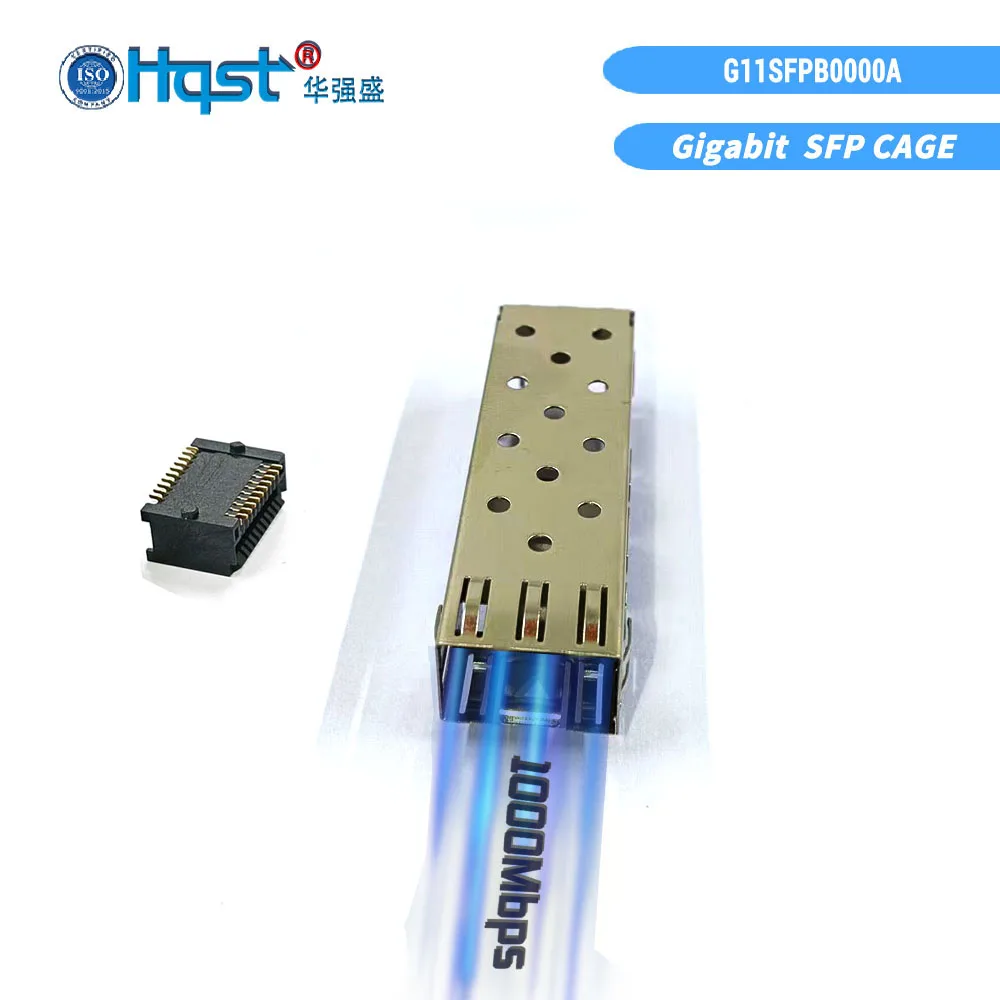 

Hqst G11SFPB0000A SFP Однопортовый гигабитный бессполосный припаянный корпус из нержавеющей стали Оптоволоконный сепаратор