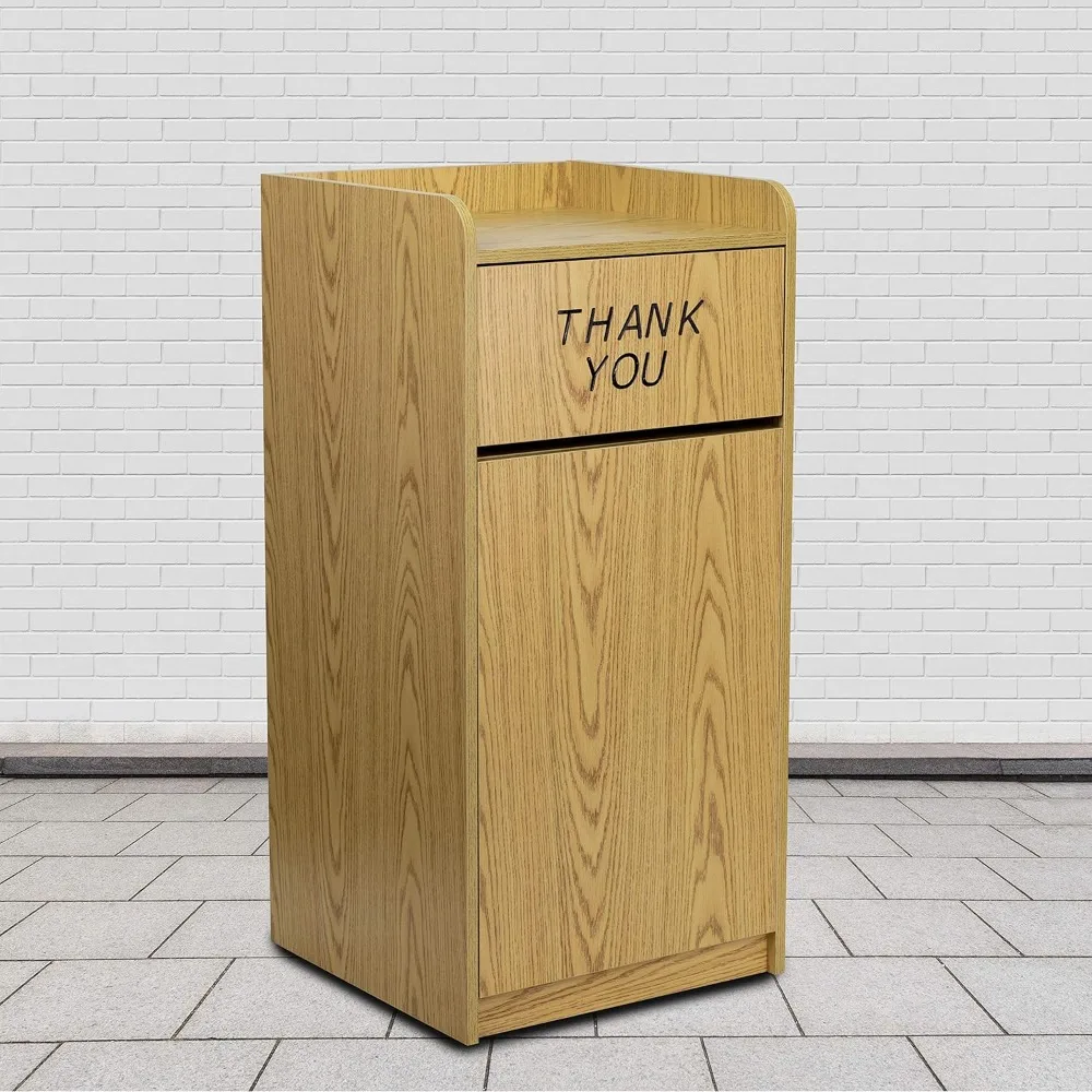 

oak emma and oliver wood tray with retractable handle