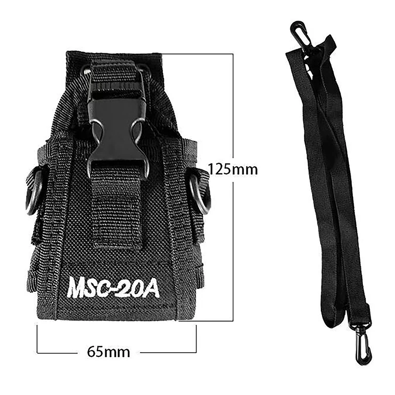 Saco de armazenamento Walkie Talkie Estojo de pano de nylon, Interphone Capa protetora para UV5R, UV82, BF888S Ham Radio Acessórios