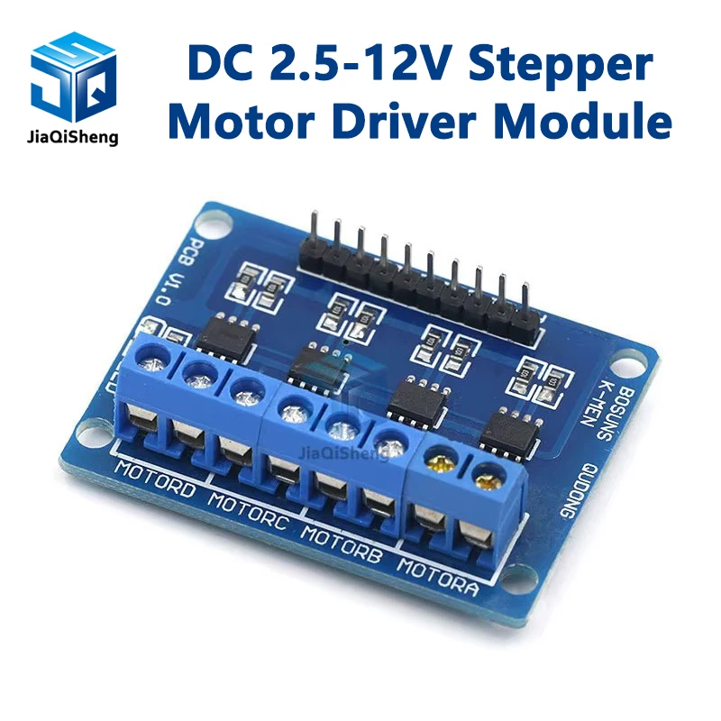 4CH 4 Channel HG7881 Chip H-bridge DC 2.5-12V Stepper Motor Driver Module Controller PCB Board 4 Way 2 Phase for Arduino