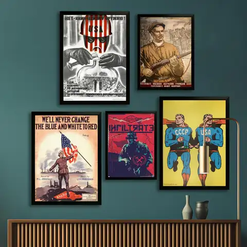 Guerra fredda Film Poster su tela e arte della parete, stampa di immagini, arredamento moderno per la camera da letto della famiglia, poster, pittura decorativa