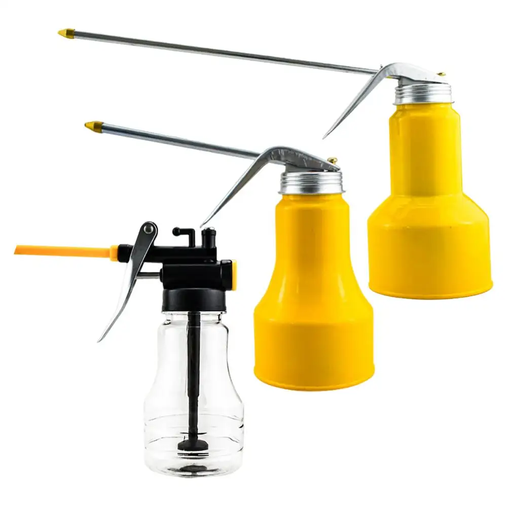 Auto Oil Squirt Can Pump Oiler Can Transparent Oil Can Dispenser Przenośne puszki do karmienia oleju Wysokociśnieniowa olejarka do naprawy samochodów — zdjęcie 2