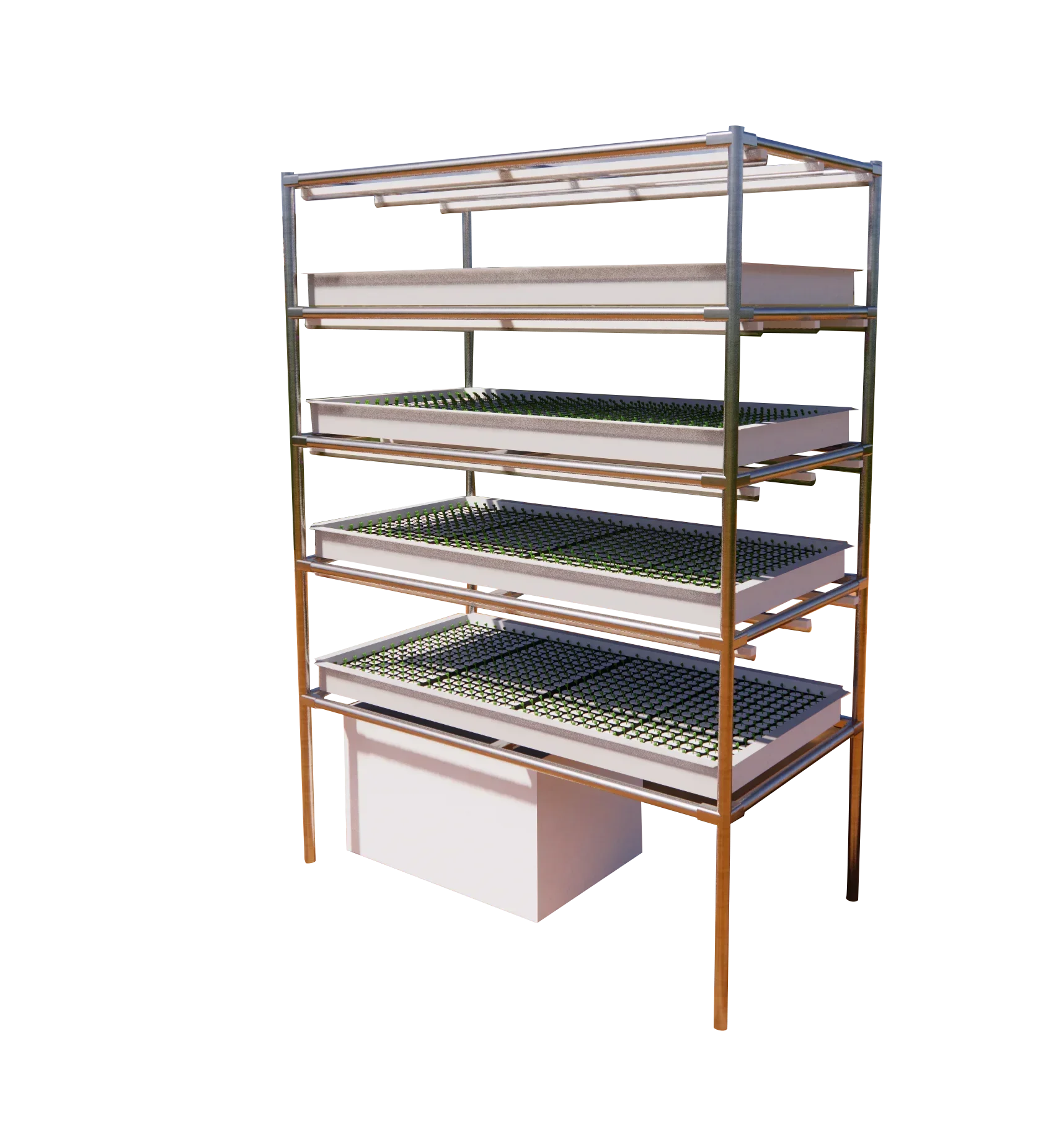 

Korea Hot Sell Multi-Layer Hydroponics Growing System Indoor Hydroponic Vertical Farming