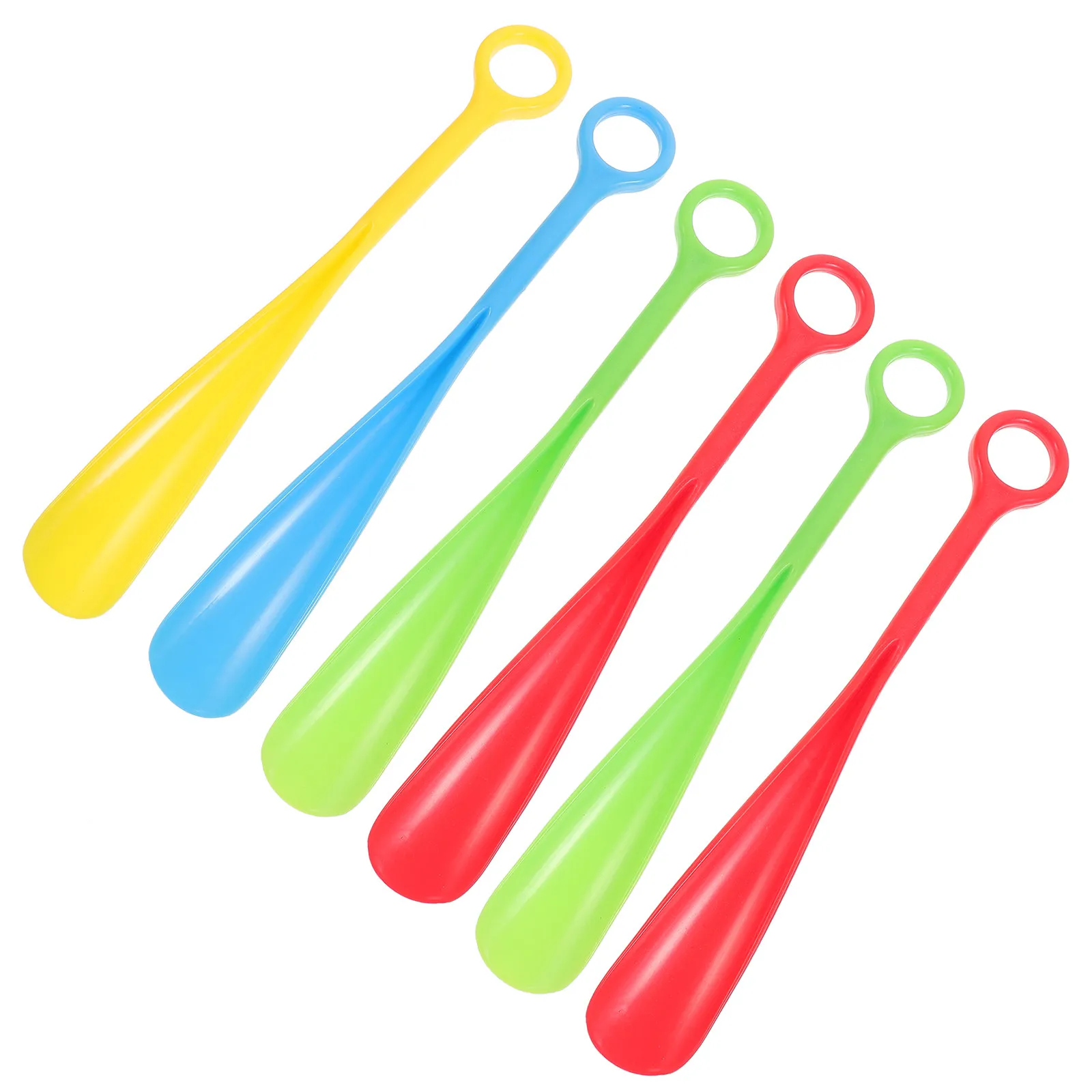 

Набор из 6 круглых ложек для обуви с длинной ручкой из прочного полипропилена, удобные в использовании, для пожилых людей, женщин, мужчин, для путешествий