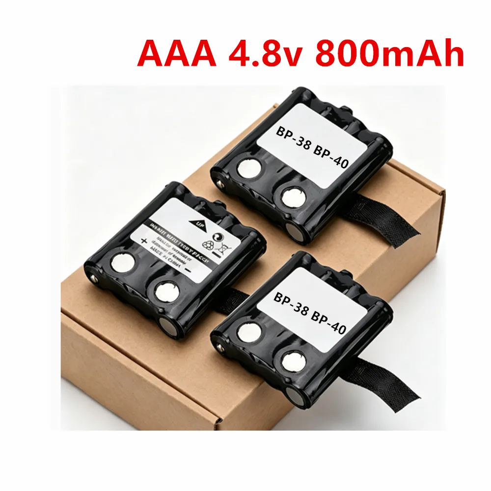 4.8v 800mAh Rechargeable Battery For motorola tlkr T4 T5 T6 T7 T8 Battery For Uniden Radio BP-38 BP-39 BP-40 BT-1013 Battery