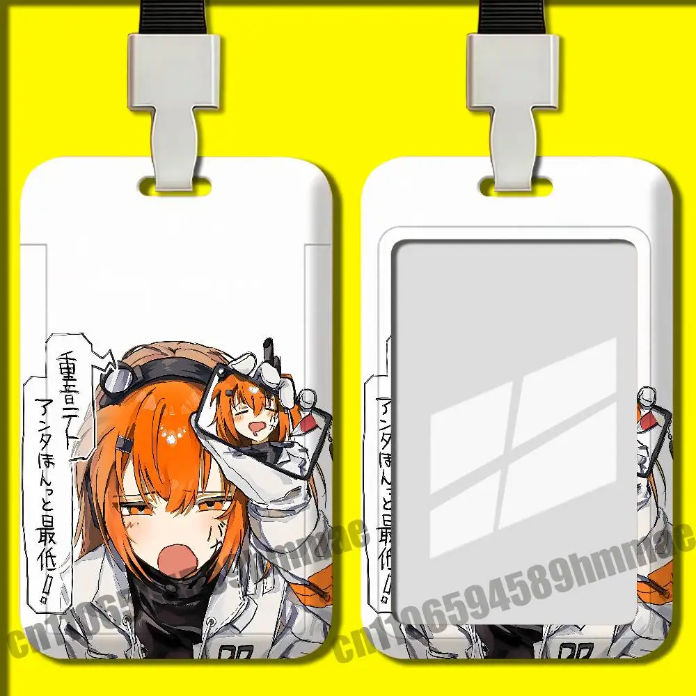 For Adachi Rei Employee ID Card Holder Office Badge Student Bank Work Credit Holders Hard Case Shell