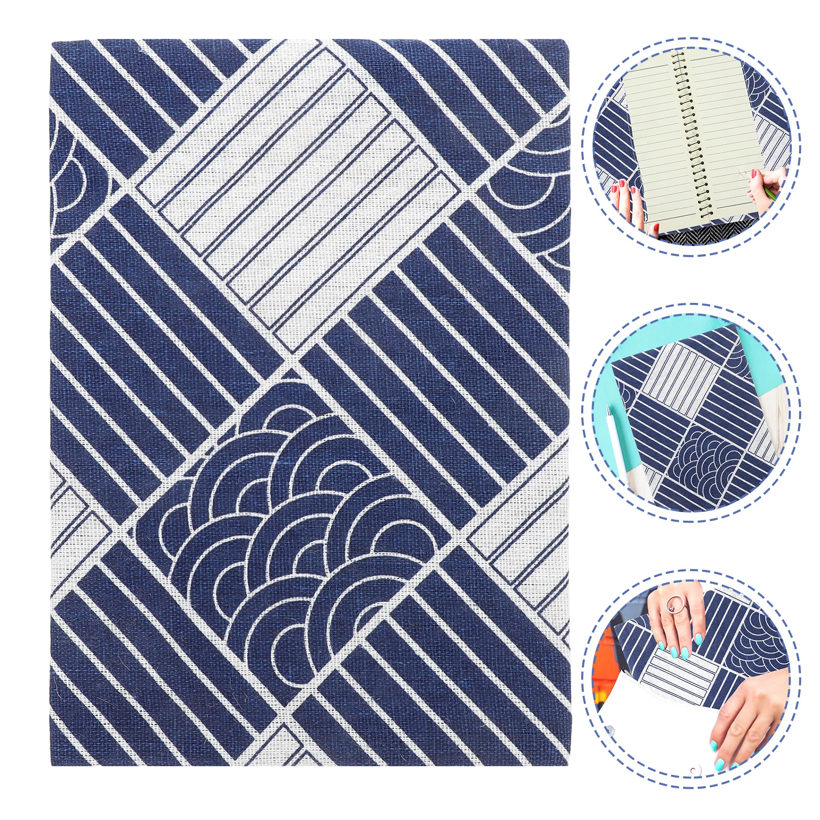 أغطية أكمام كتب مقاومة للاهتراء لواقيات القماش ذات الغلاف الصلب أغطية كتب قابلة للطي حماية ديكور قابلة للغسل