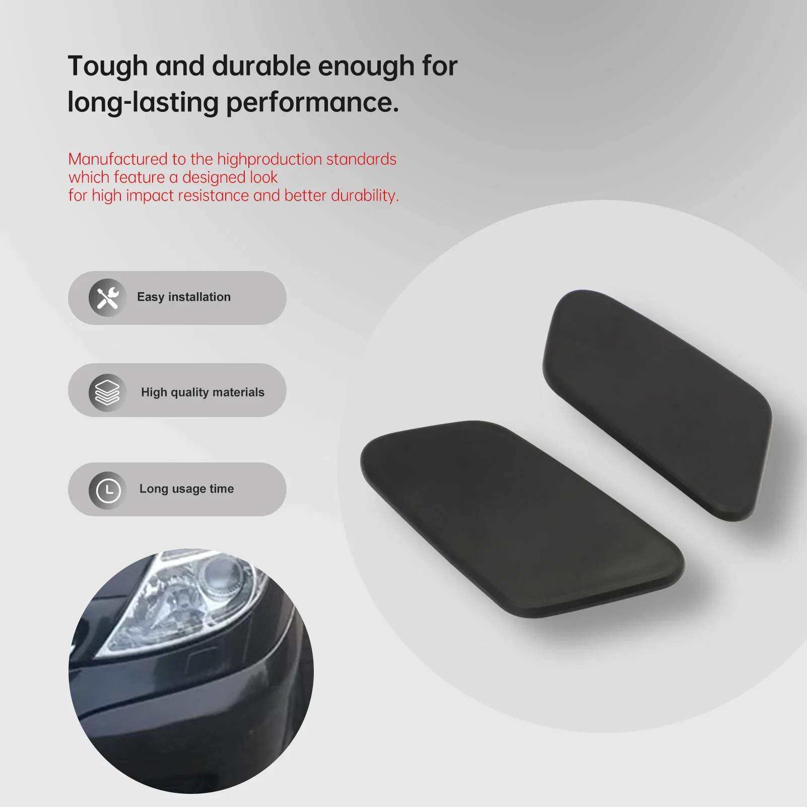 

1 пара насадок для мытья бампера 6438K7 6438.K7 для Citroen C8 (EA_, EB_) 2002- Крышка для очистки фар