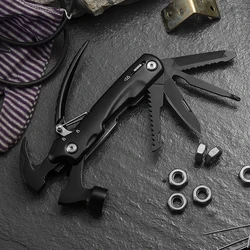 12-in-1 multi-tool hammer, multi-function screwdriver, outdoor, camping, ideal gift for fathers, husbands, boyfriends