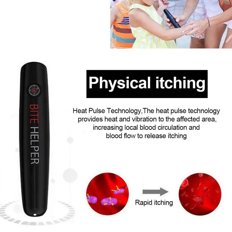 Bite Helper Safe Skin-friendly Anti-mosquito Bite Device Physical Antipruritic Instrument for Children Adults Pregnant Woman