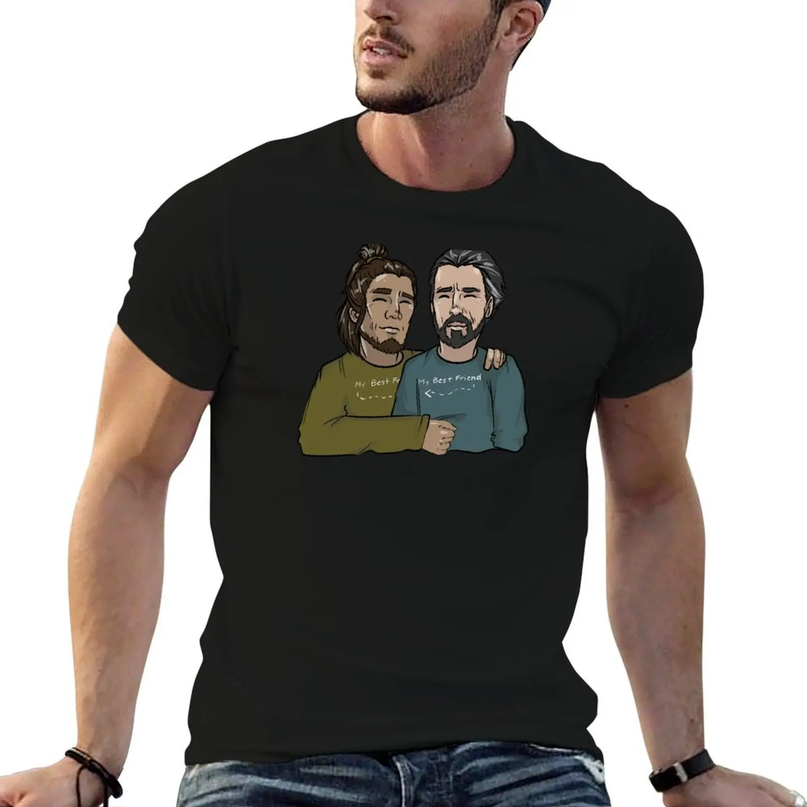 

Count Dooku and Sifo Dyas BFF T-Shirt t shirts designer t shirts for man cotton soft T-Shirt