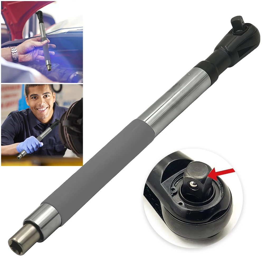 

Offset Extension Wrench Impact Electric Ratchet Wrench Chain Drive Wrench Extender Multi-Function Ratchet Wrench for Workshop