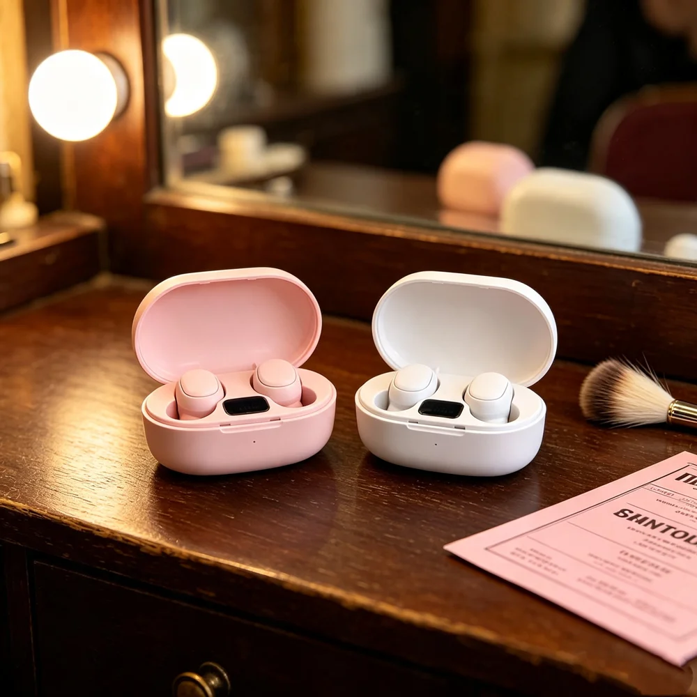 TWS Wireless Headphones Wireless Bluetooth Earbuds Ergonomic Fone Bluetooth Headsets Prevent Discomfort During Long Work Shifts