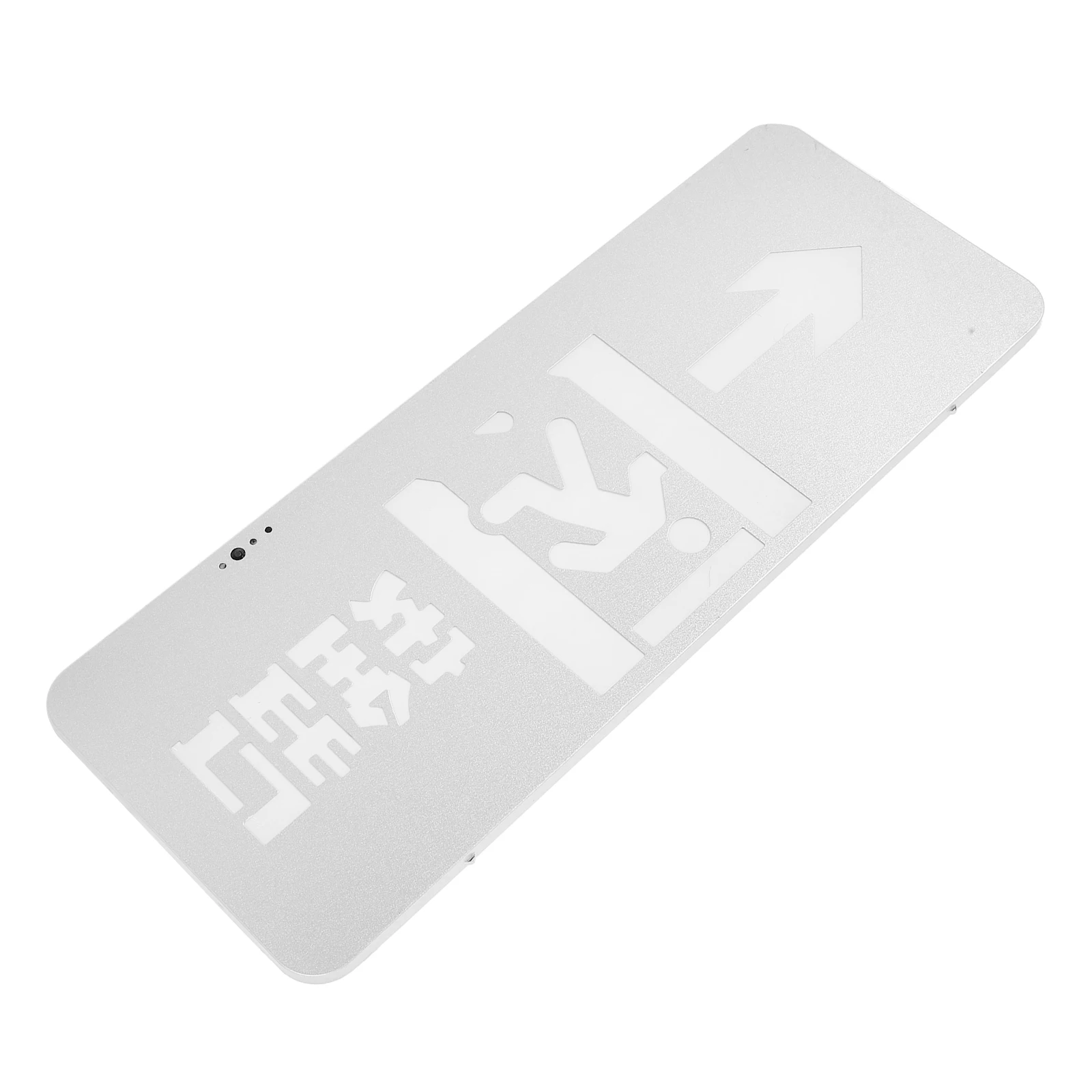 

24V Stainless Steel Safety Exit Sign LED Emergency Light Ultra-Thin Hanging Exit Indicator Fire Evacuation Light for Business