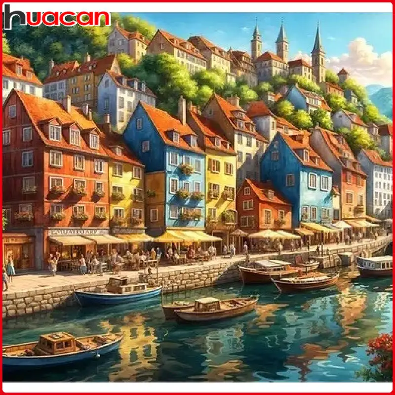 ديزني الماس اللوحة الكرتون حورية البحر الصغيرة DIY 5D فسيفساء عرض ارييل الأسماك جدار الفن ديكور المنزل